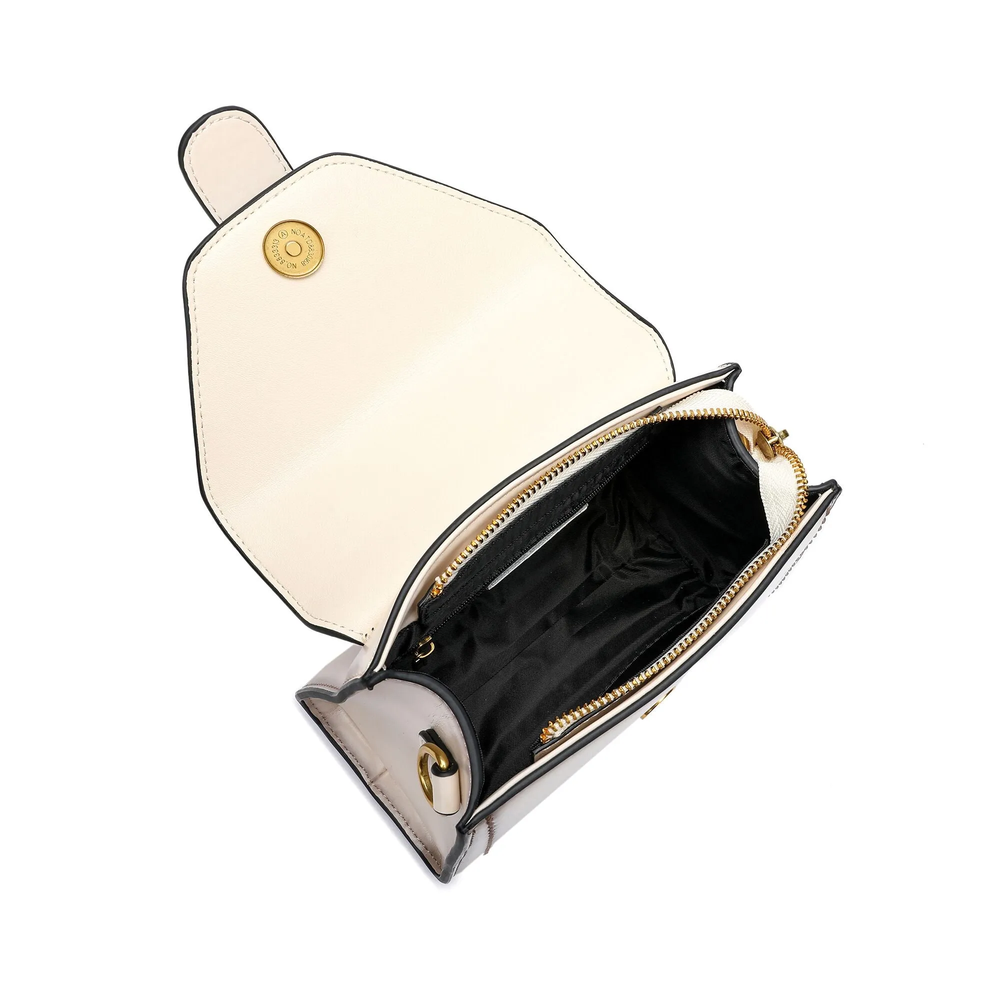 Tiffany & Fred Smooth & Polished Leather Top-Handle Foldover Satchel