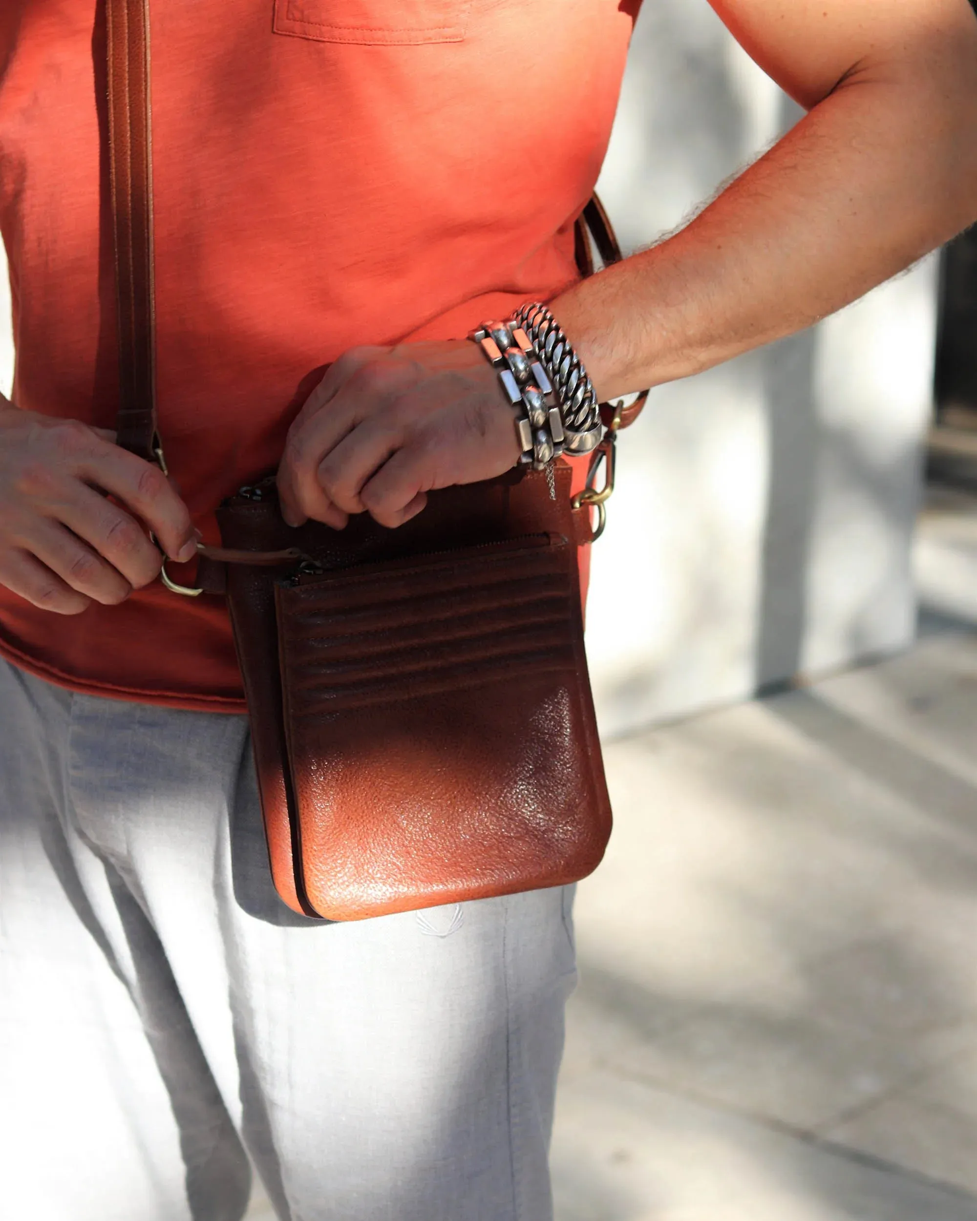 Tim | Crossbody Leather Satchel