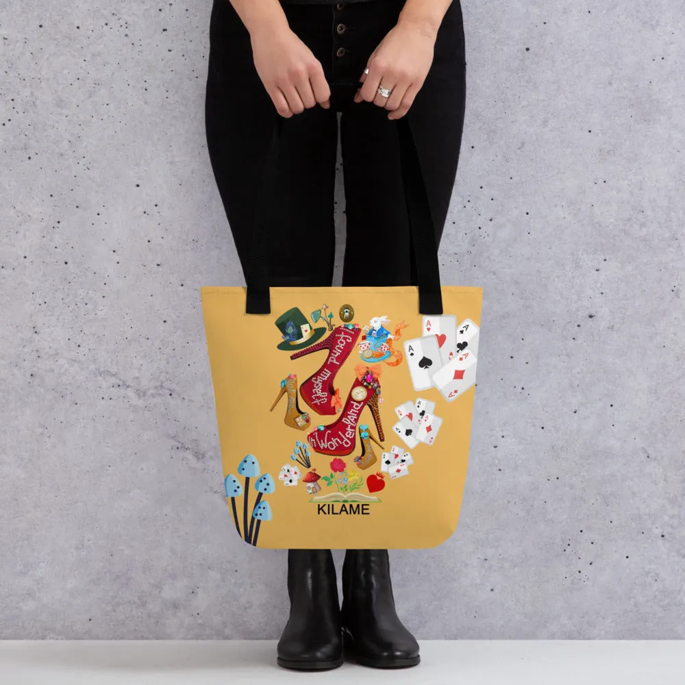 Tote bag 'Down the rabbit hole'