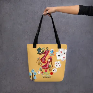 Tote bag 'Down the rabbit hole'