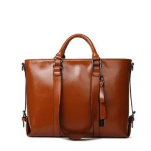 Tote / Shoulder Bag  <br>Genuine-Leather