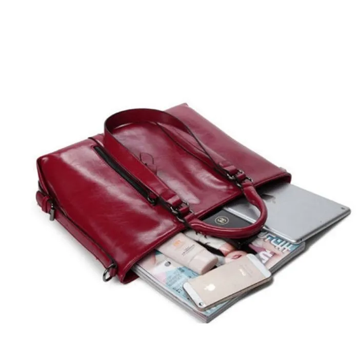 Tote / Shoulder Bag  <br>Genuine-Leather