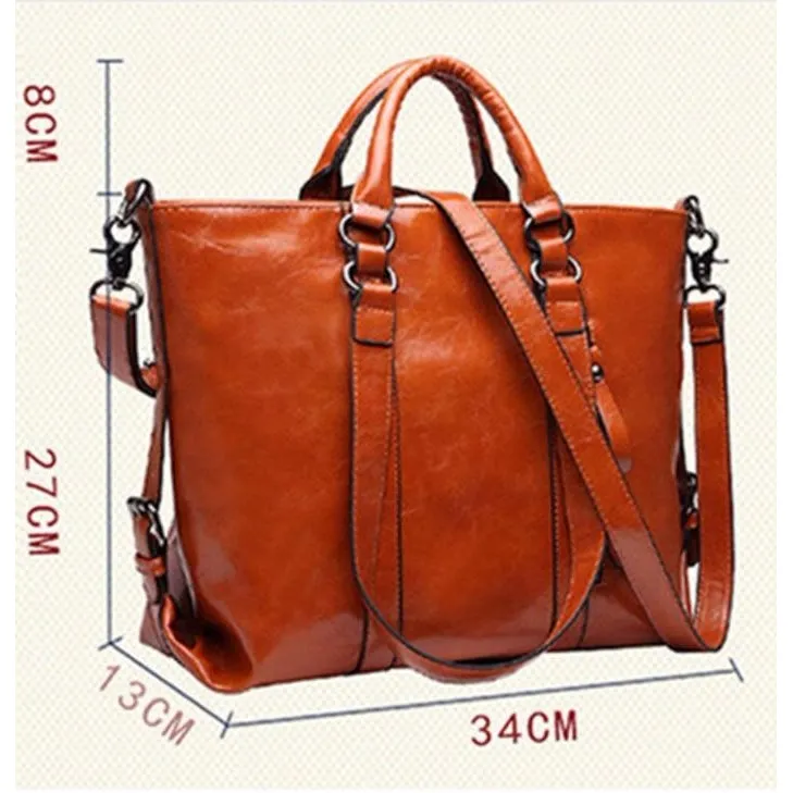 Tote / Shoulder Bag  <br>Genuine-Leather
