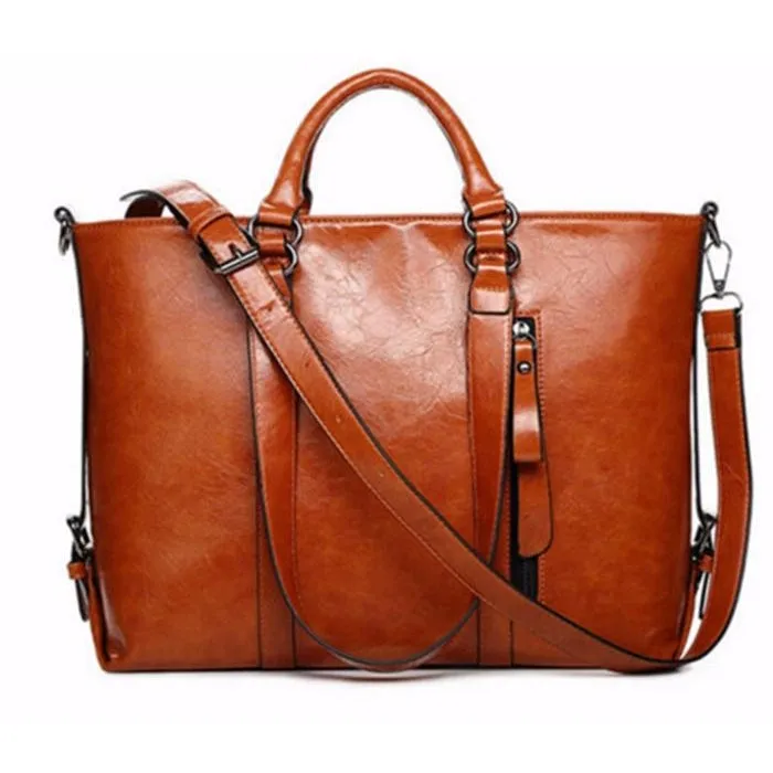 Tote / Shoulder Bag  <br>Genuine-Leather