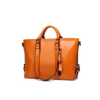 Tote / Shoulder Bag  <br>Genuine-Leather