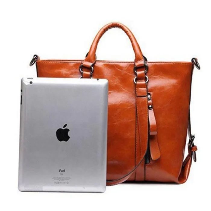 Tote / Shoulder Bag  <br>Genuine-Leather