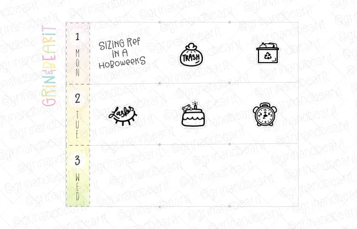 Trashbag Doodles! - Tiny Tuesday Stickers (TT011)