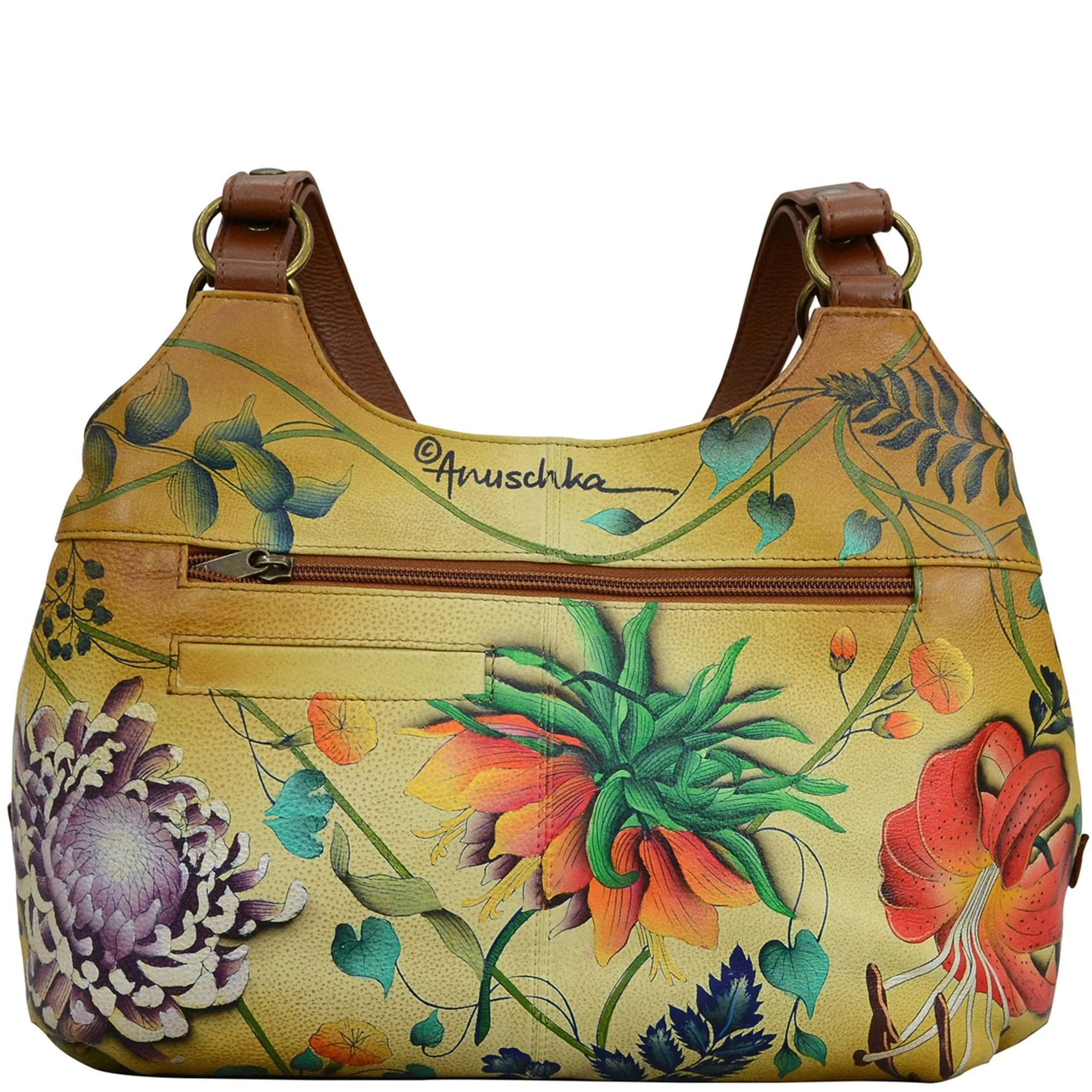 Triple Compartment Large Satchel - 652