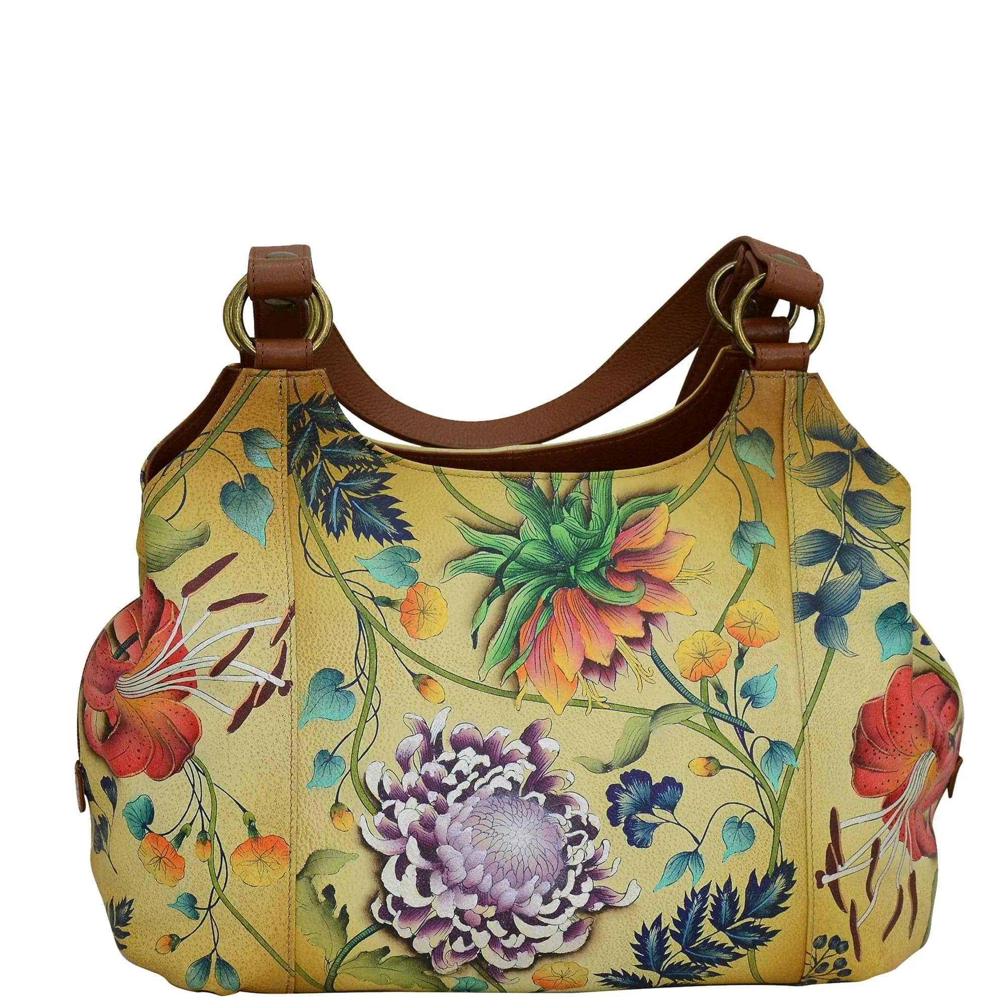 Triple Compartment Large Satchel - 652