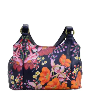 Triple Compartment Large Satchel - 652