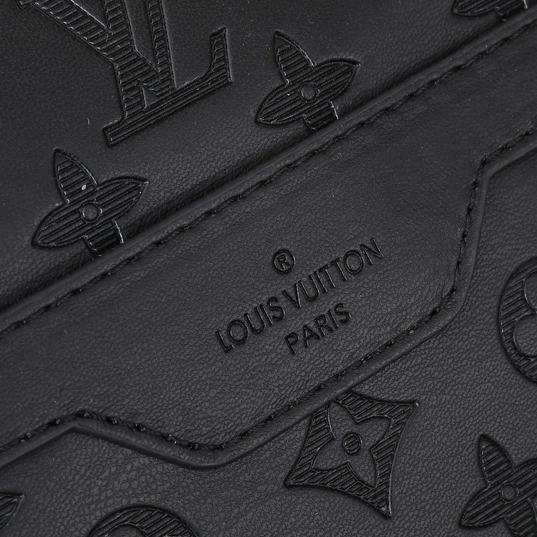 Two Color Classic Print Messenger Bag