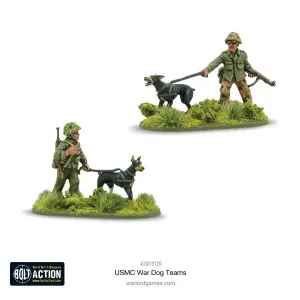 USMC War Dog Teams.