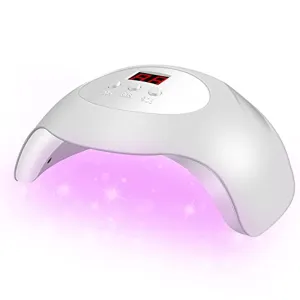UV LED Nail Lamp, DELIFO 36W Professional Gel Nail Light Dryer Polish Lamps with 3 Timers & Auto Sensor, Portable Nails Art Tools for Salon, Home, Regular Use, White