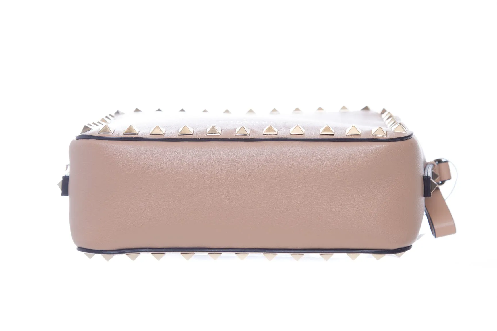 Valentino Boutique Nude Rockstud Camera Handbag