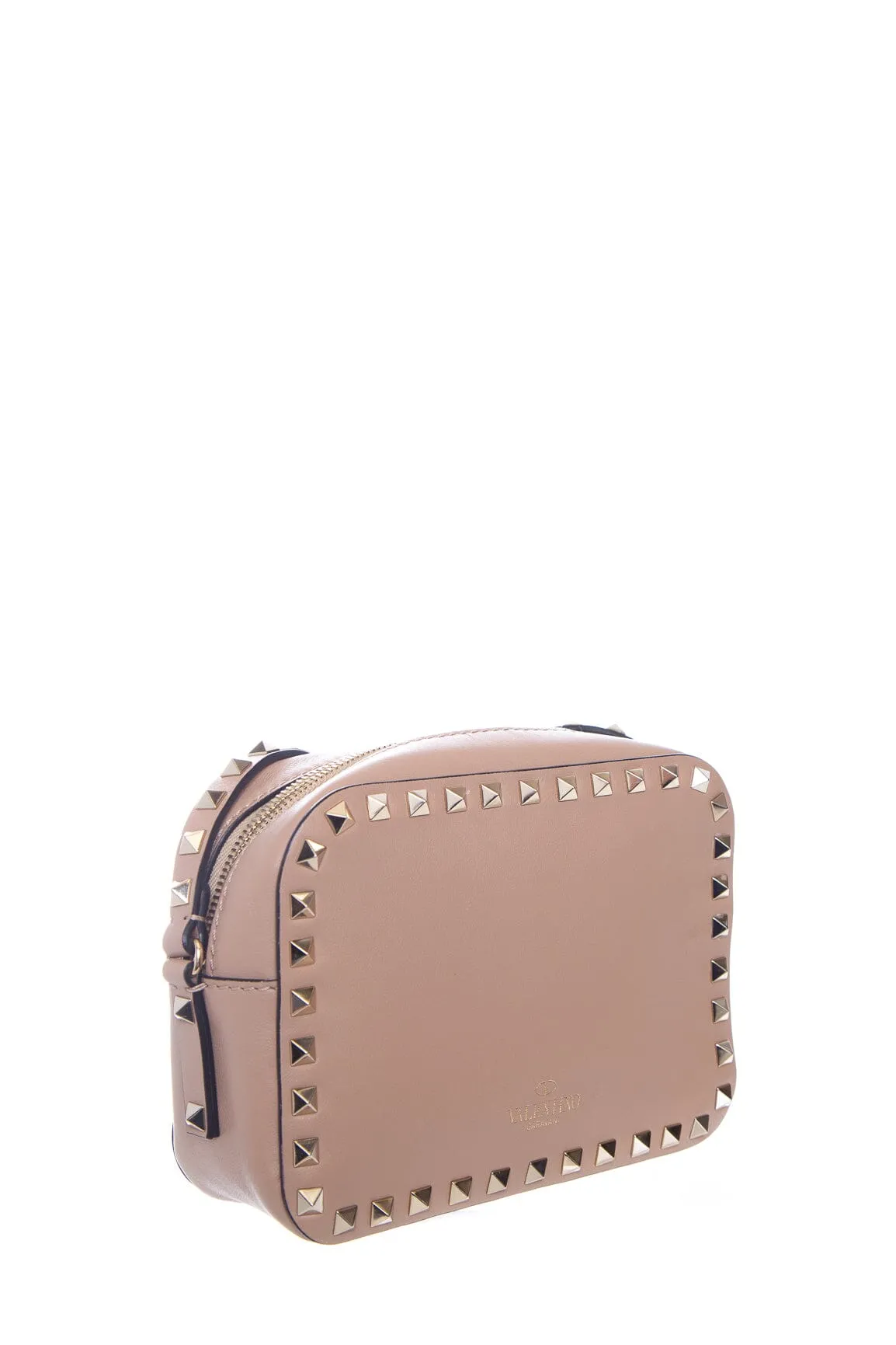 Valentino Boutique Nude Rockstud Camera Handbag