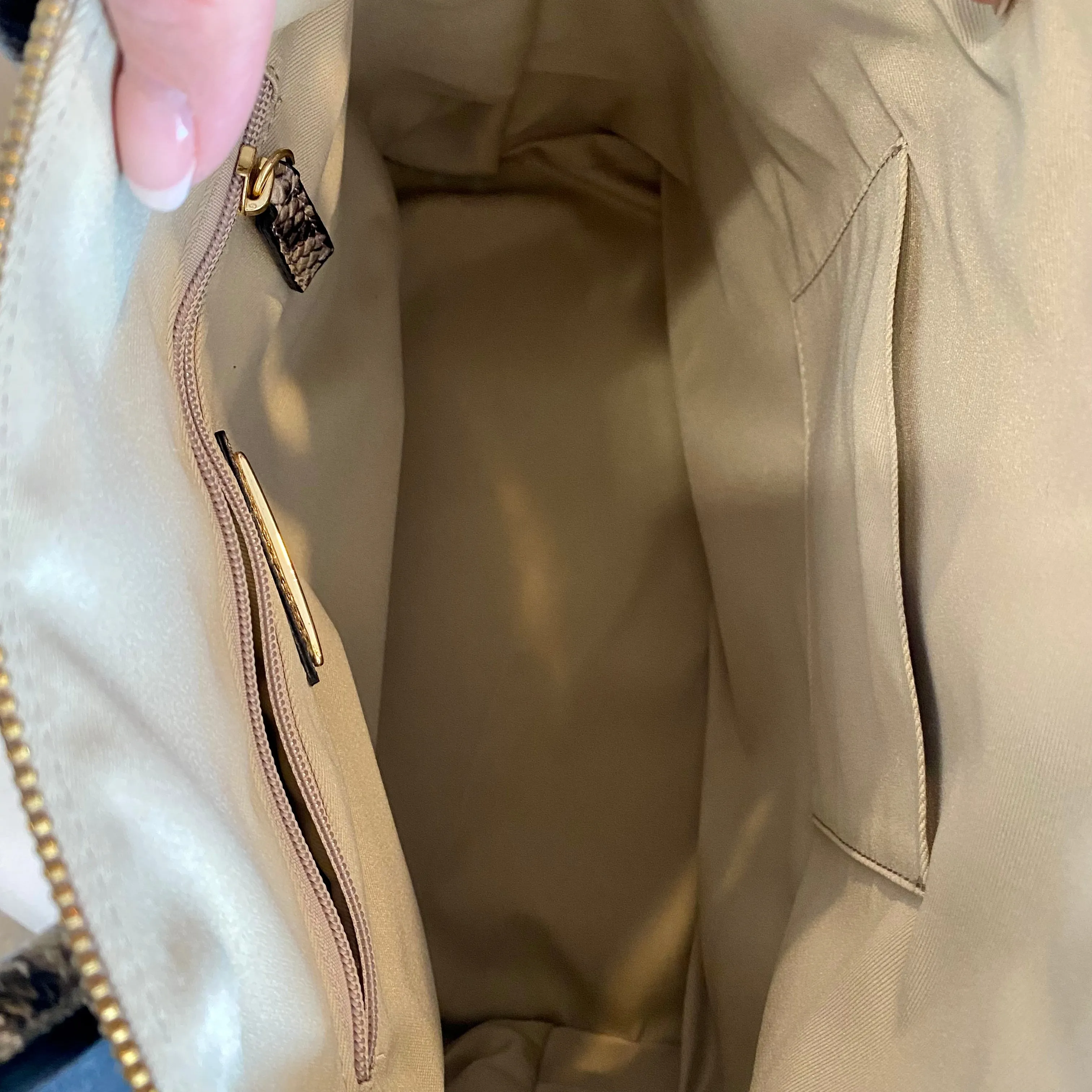 VALENTINO BY MARIO VALENTINO Bravia Python Satchel Handbag NWOT