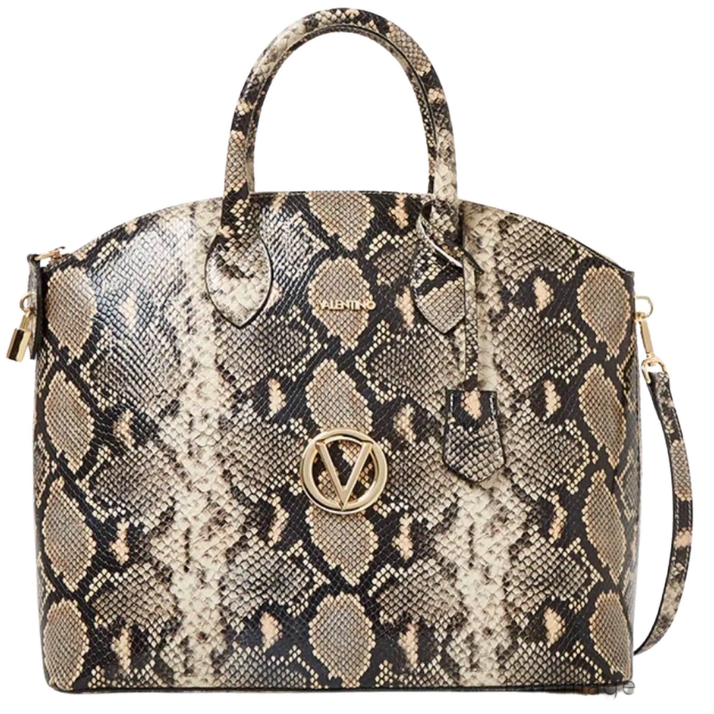 VALENTINO BY MARIO VALENTINO Bravia Python Satchel Handbag NWOT