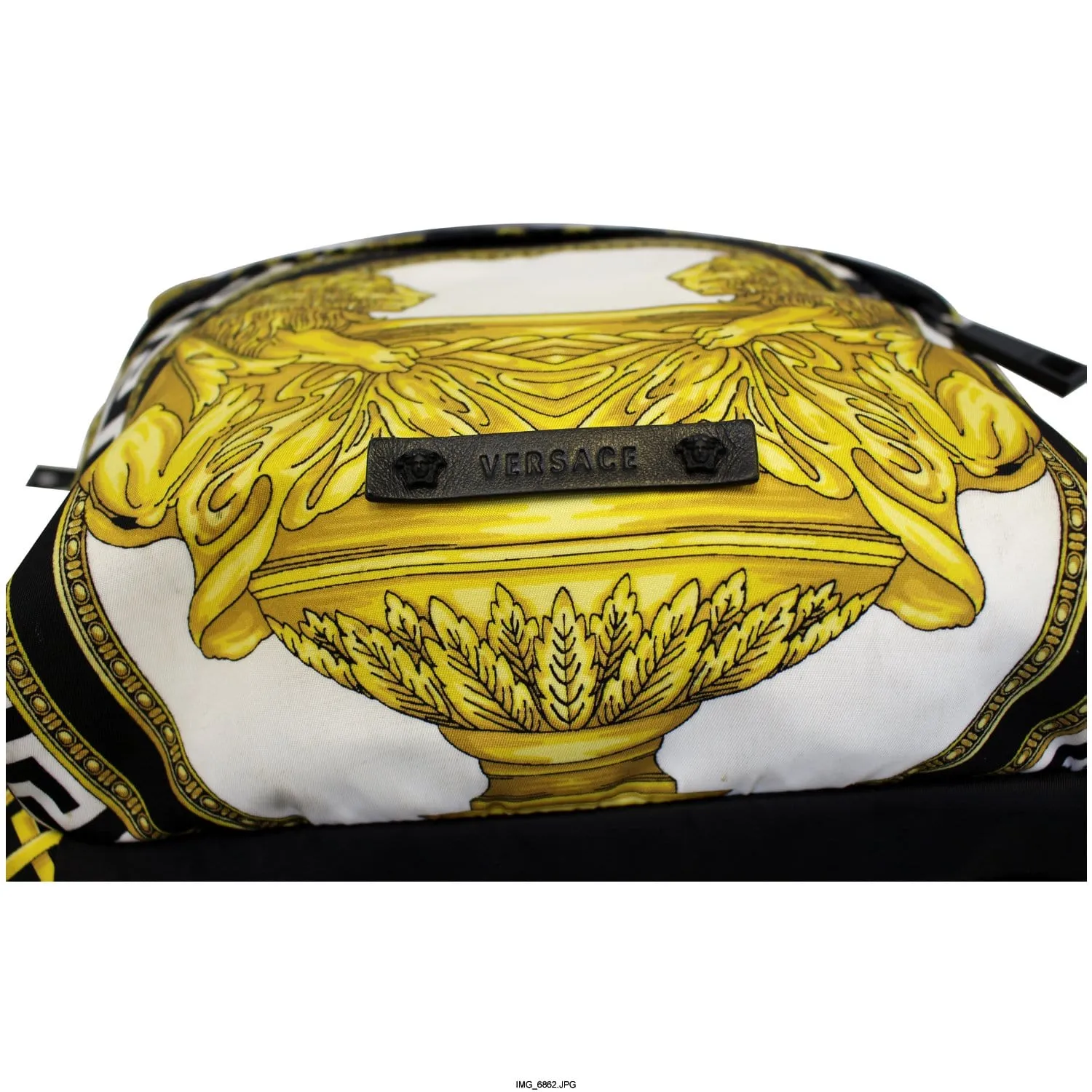 VERSACE La Coupe des Dieux Print Backpack