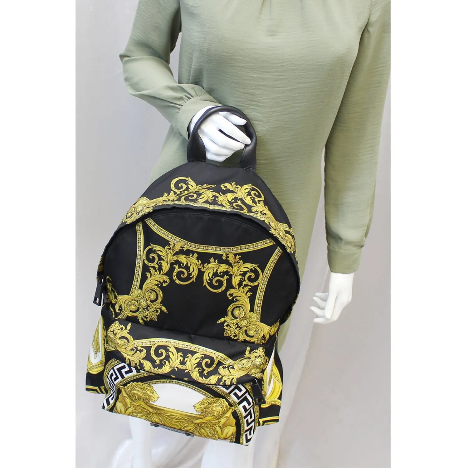 VERSACE La Coupe des Dieux Print Backpack