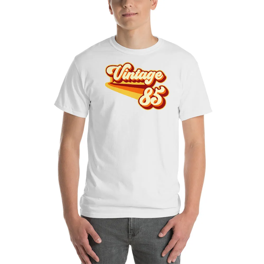 Vintage 1985 Warm Retro Lines CLASSIC FIT Short-Sleeve T-Shirt