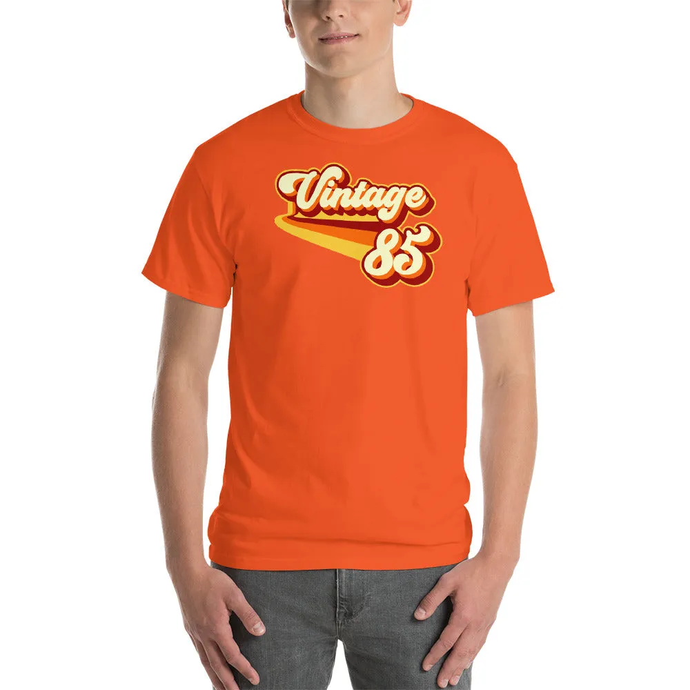 Vintage 1985 Warm Retro Lines CLASSIC FIT Short-Sleeve T-Shirt