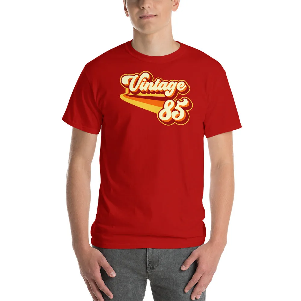 Vintage 1985 Warm Retro Lines CLASSIC FIT Short-Sleeve T-Shirt