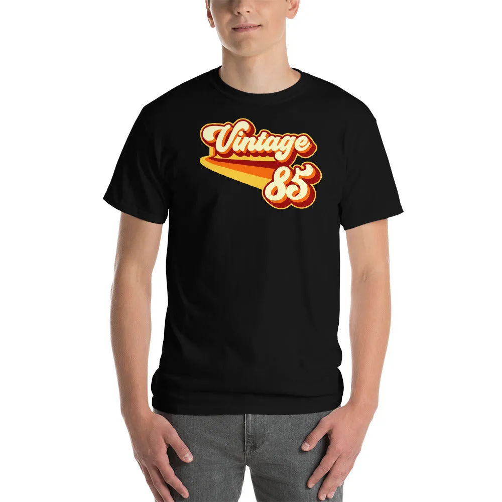 Vintage 1985 Warm Retro Lines CLASSIC FIT Short-Sleeve T-Shirt