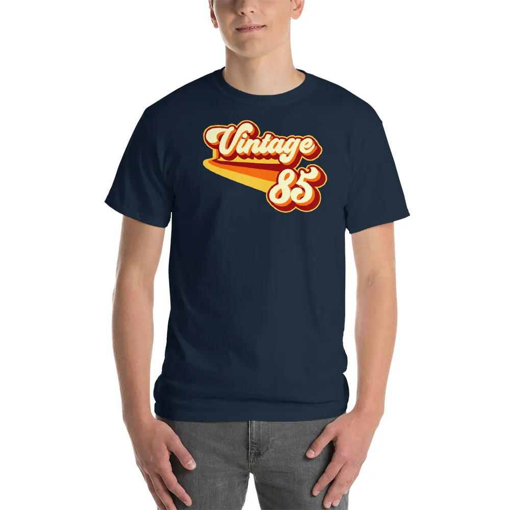 Vintage 1985 Warm Retro Lines CLASSIC FIT Short-Sleeve T-Shirt