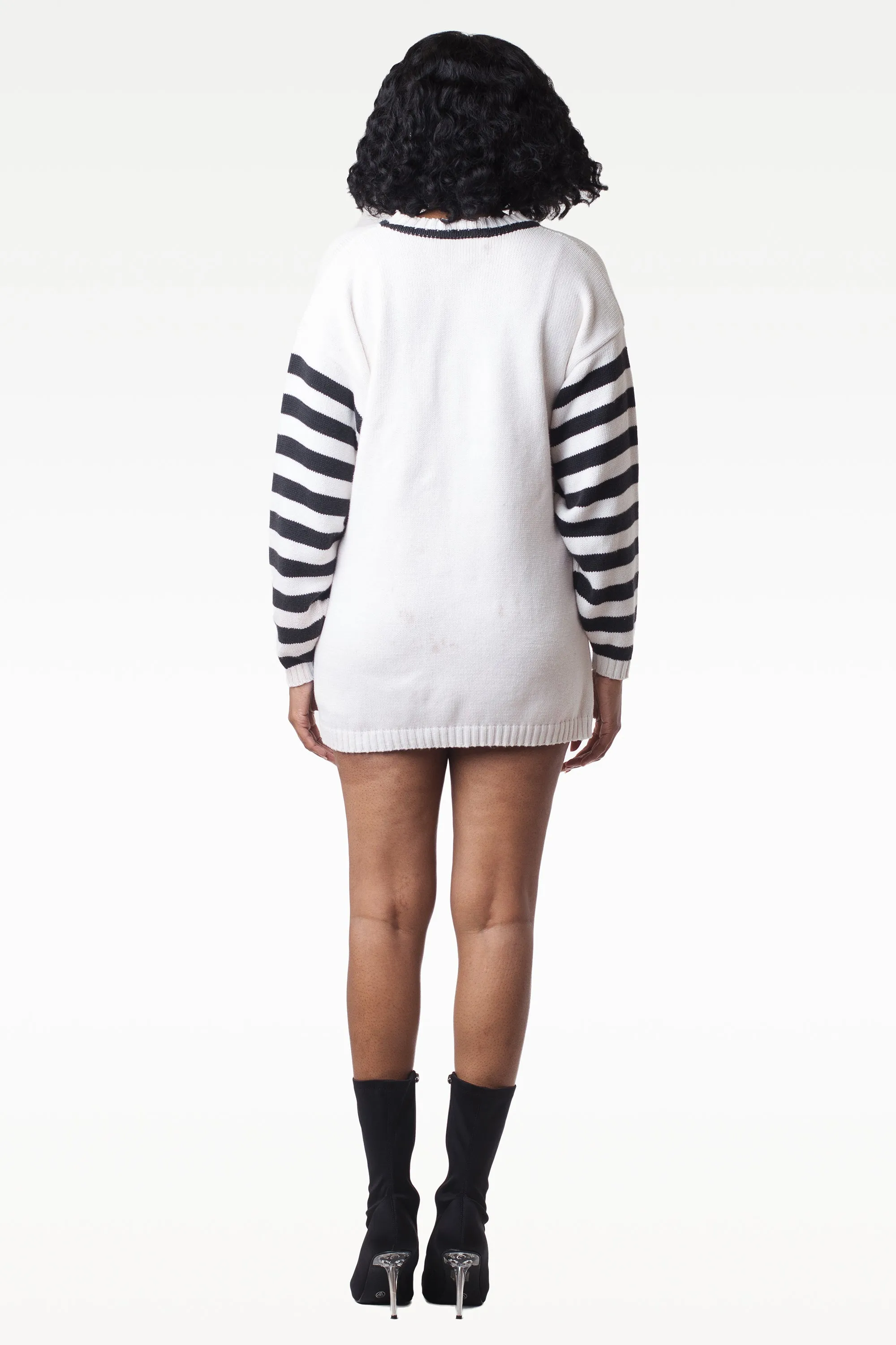 Vintage 90's Abstract Longsleeve Sweater | M