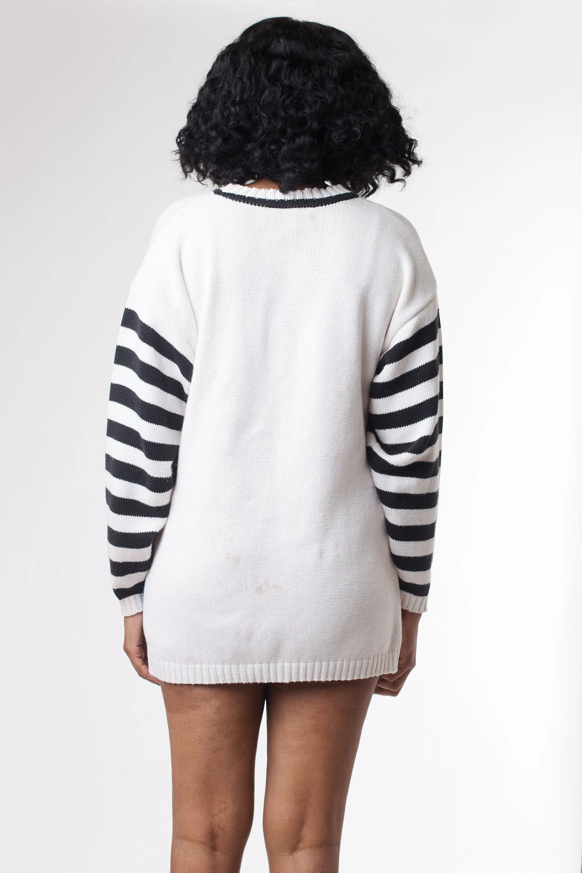 Vintage 90's Abstract Longsleeve Sweater | M