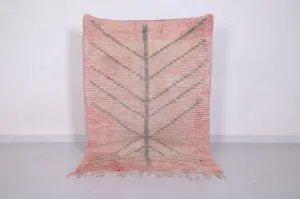 Vintage Berber Rug 3.6 x 5.5 ft | Handmade Moroccan Carpet