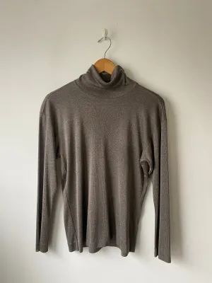 Vintage Issey Miyake Grey Brown Turtleneck