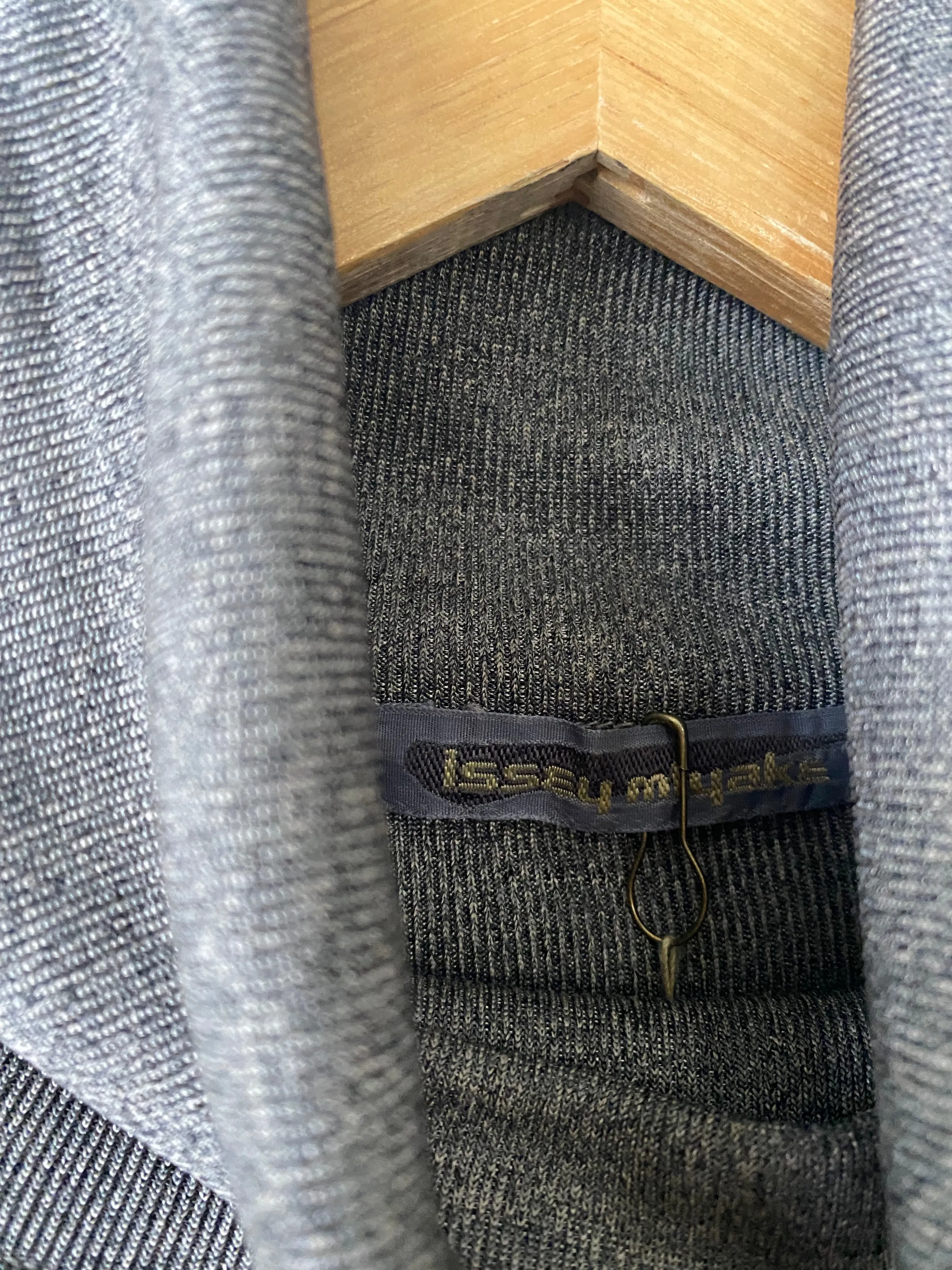 Vintage Issey Miyake Grey Brown Turtleneck