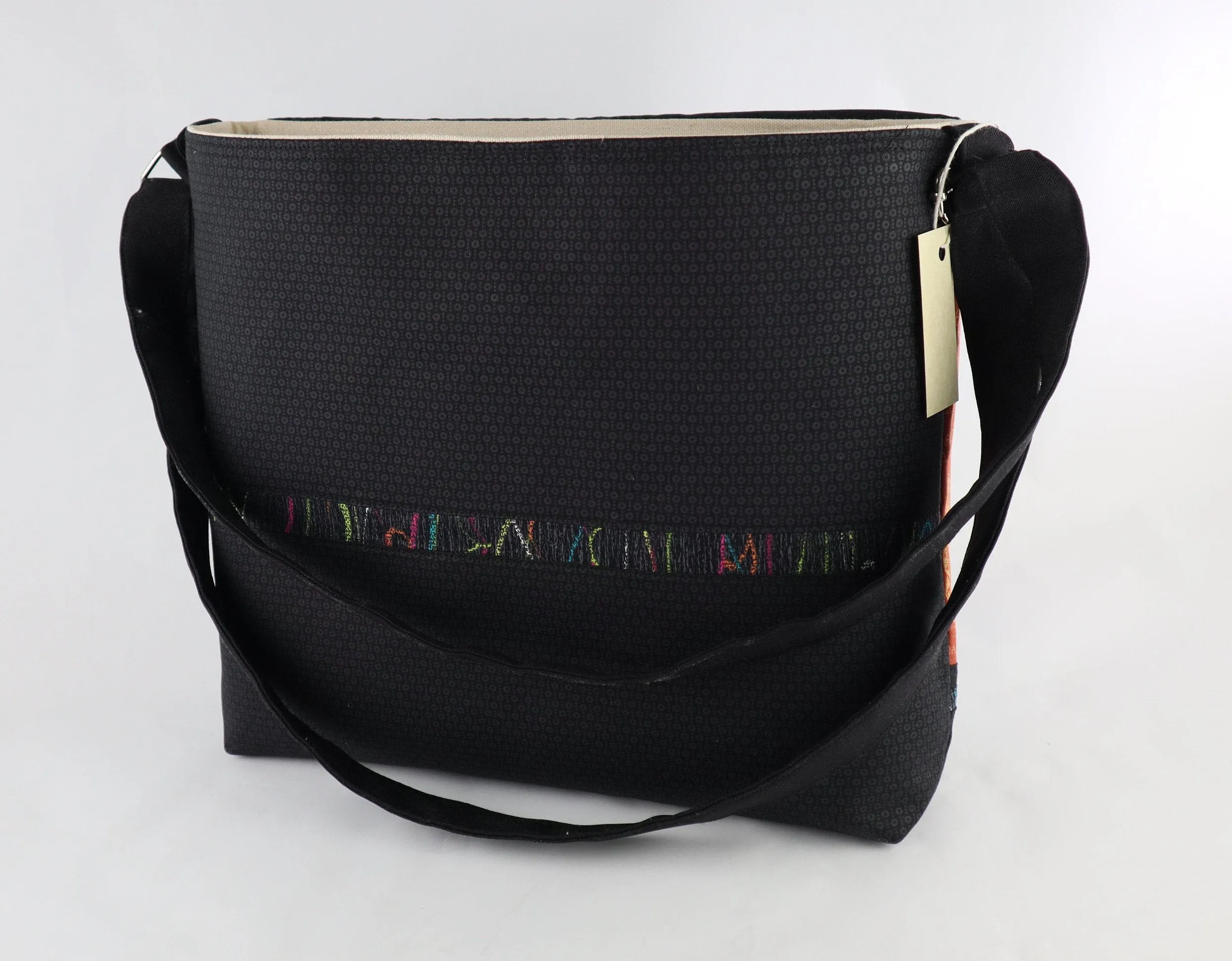 Vintage Library Books Messenger Bag