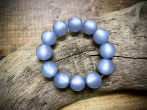 Vintage Moon-Glow Lucite Bead Strand