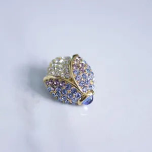 Vintage Swarovski Ladybug Brooch