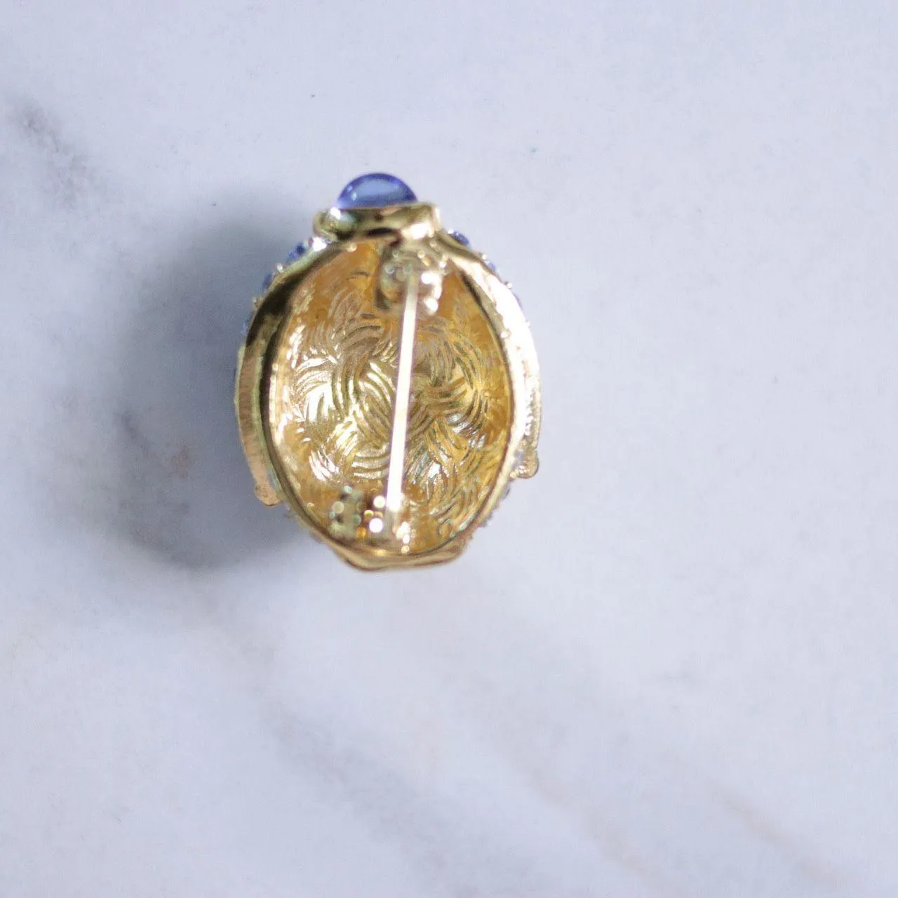 Vintage Swarovski Ladybug Brooch