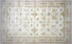 Vintage Turkish Oushak Rug - 12'2" x 19'10"