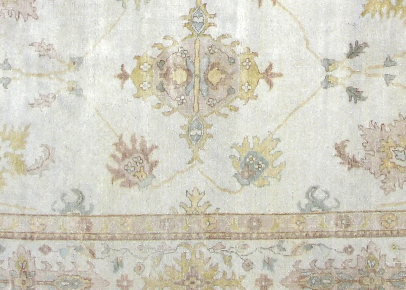 Vintage Turkish Oushak Rug - 12'2" x 19'10"