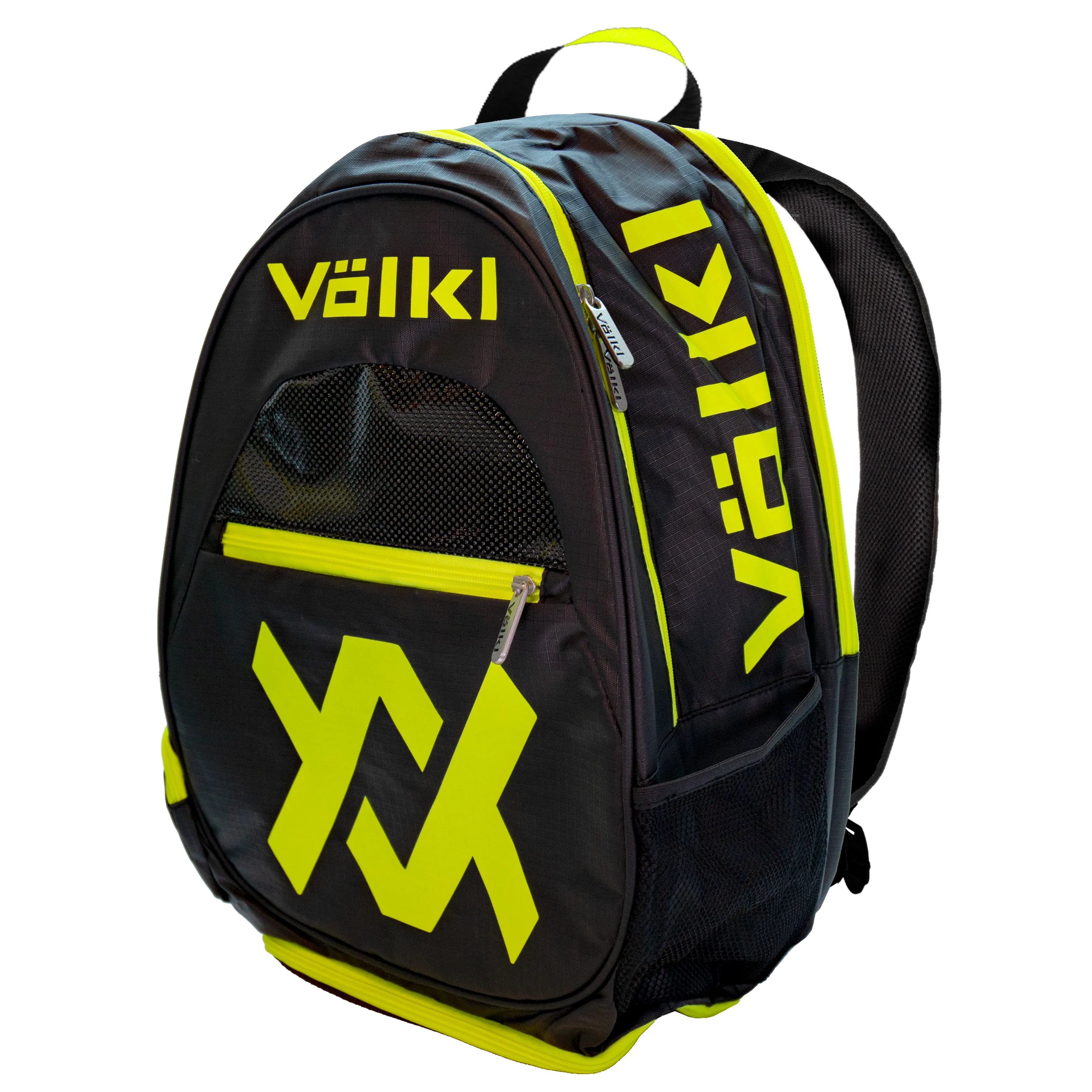 Volkl Tour Backpack Racquet Bag (Black/Neon Yellow)