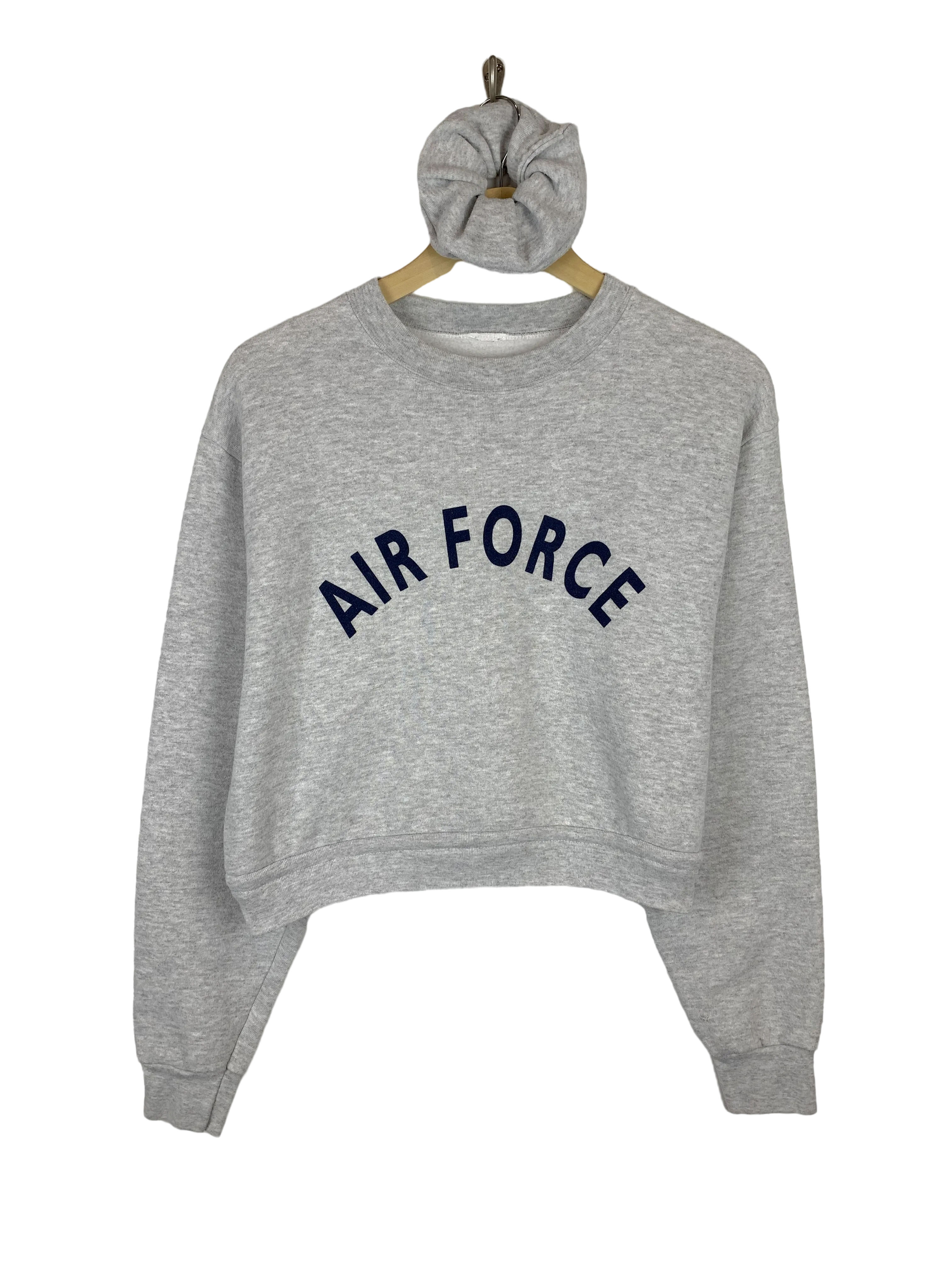 VTG Air Force Crop Sweater Set (L)