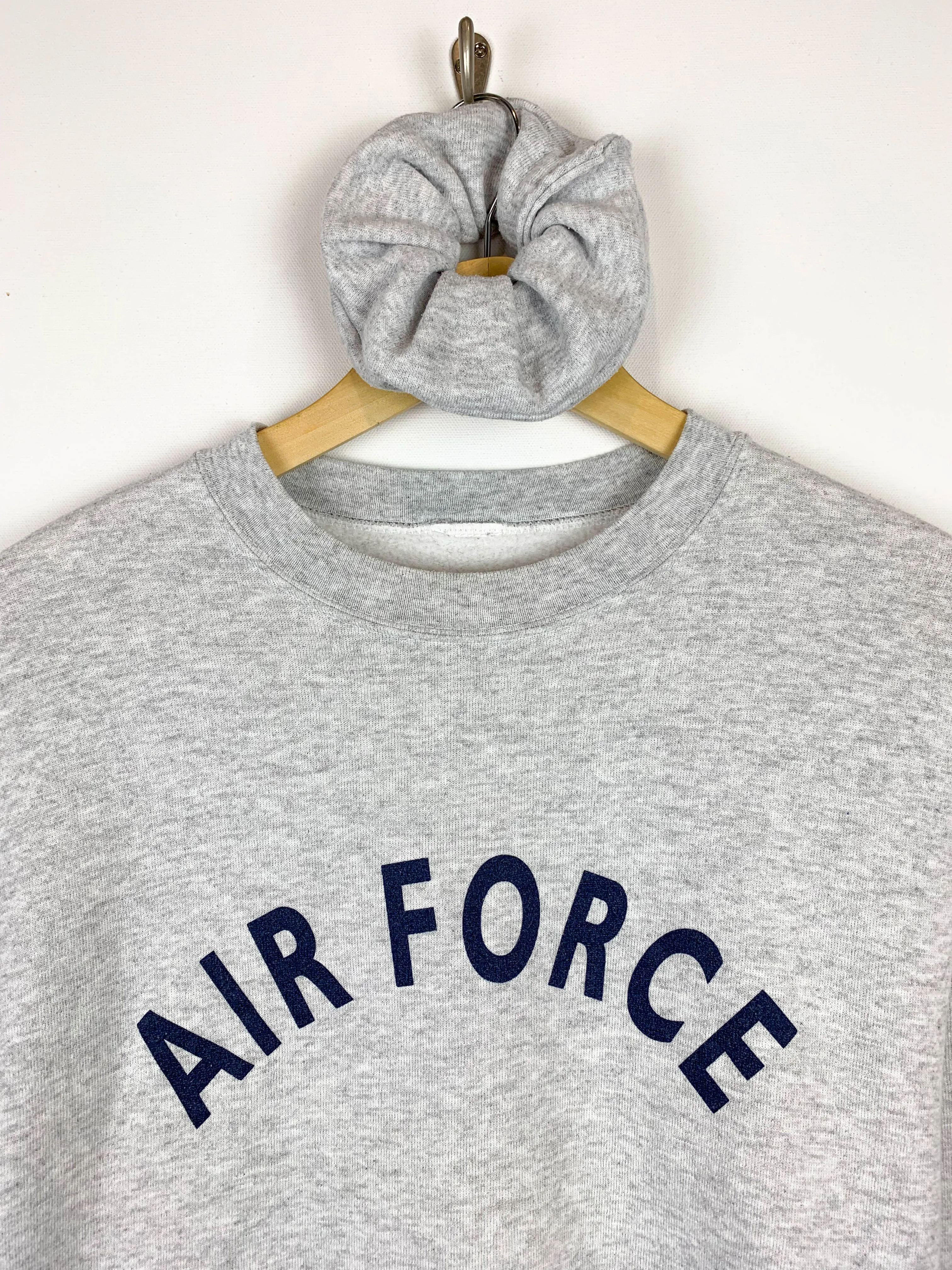 VTG Air Force Crop Sweater Set (L)
