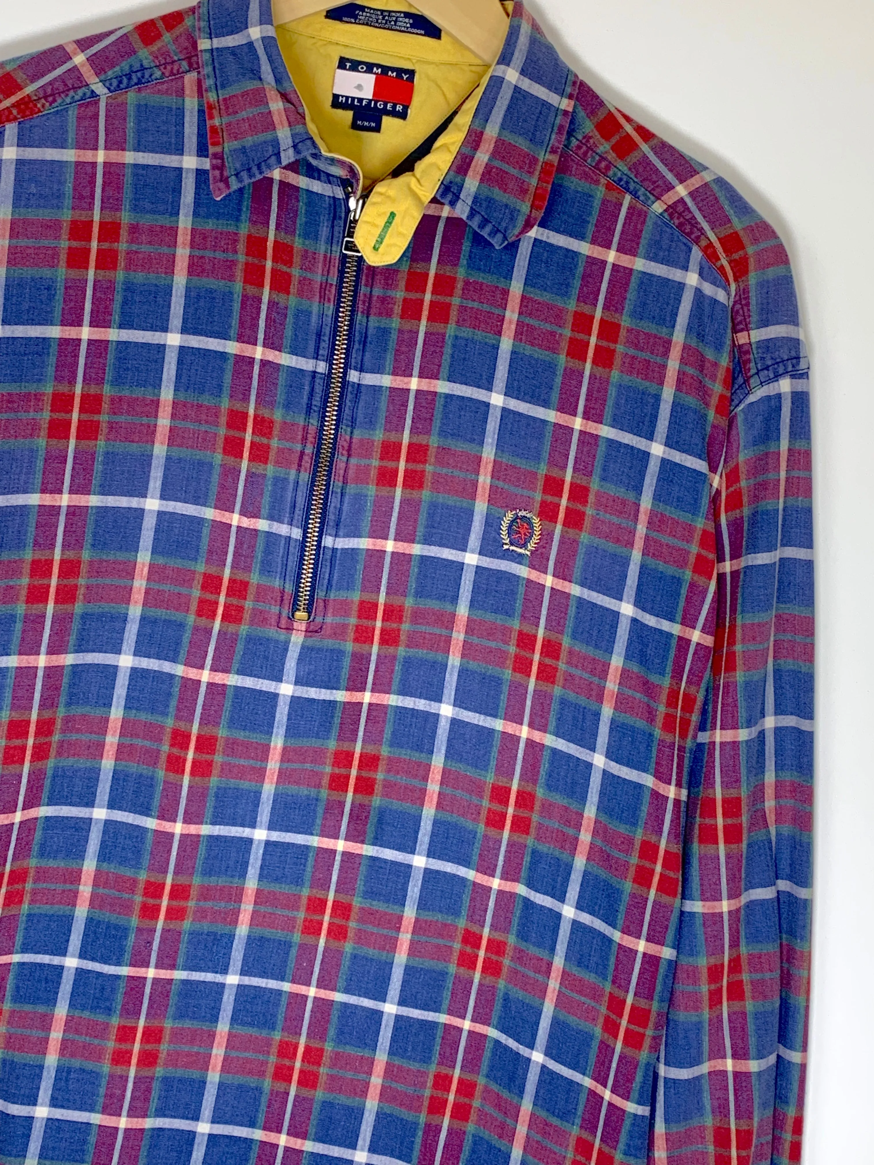 VTG Tommy Hilfiger 1/4 Zip Pullover "Buttondown" (L)