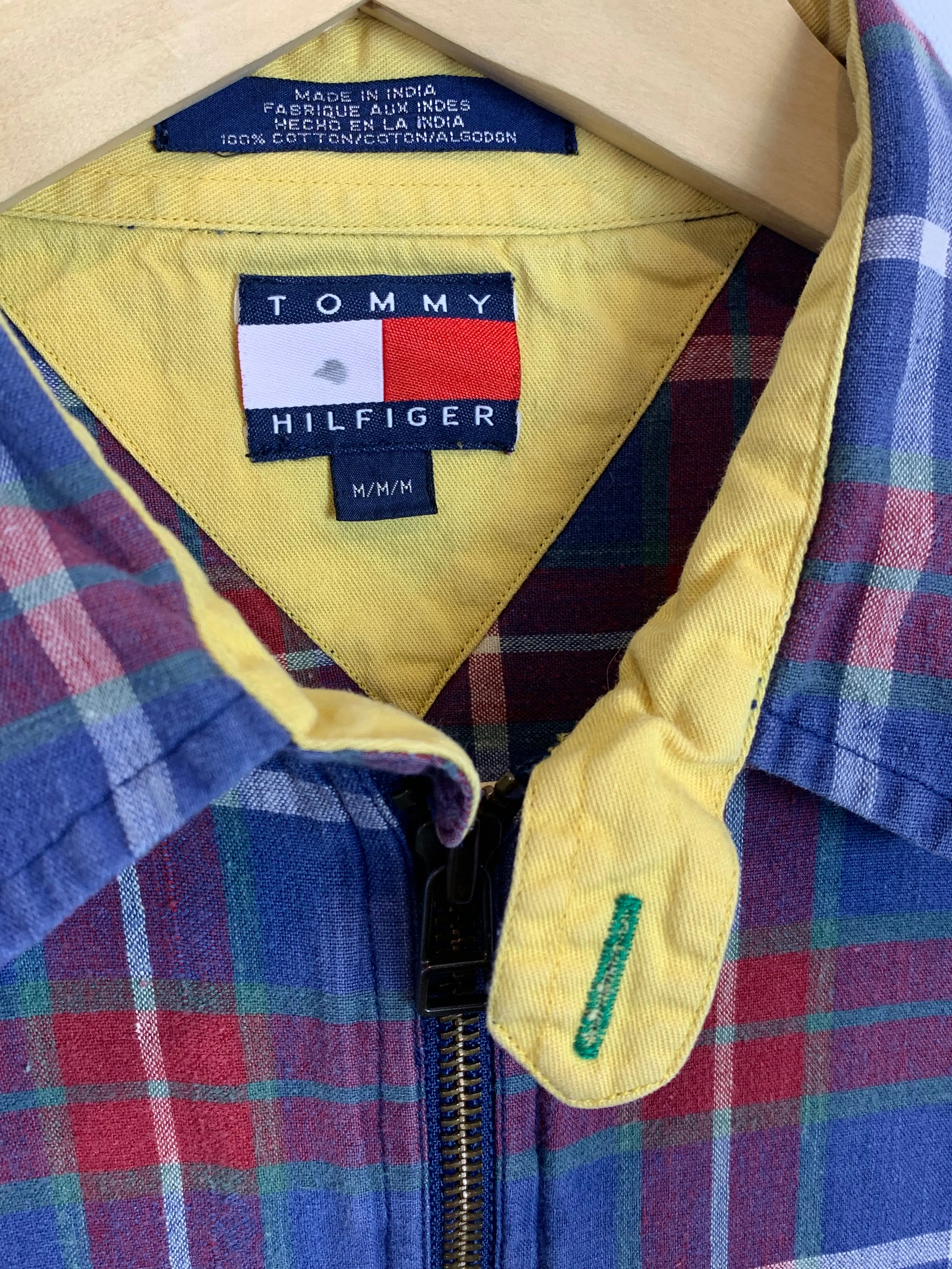 VTG Tommy Hilfiger 1/4 Zip Pullover "Buttondown" (L)