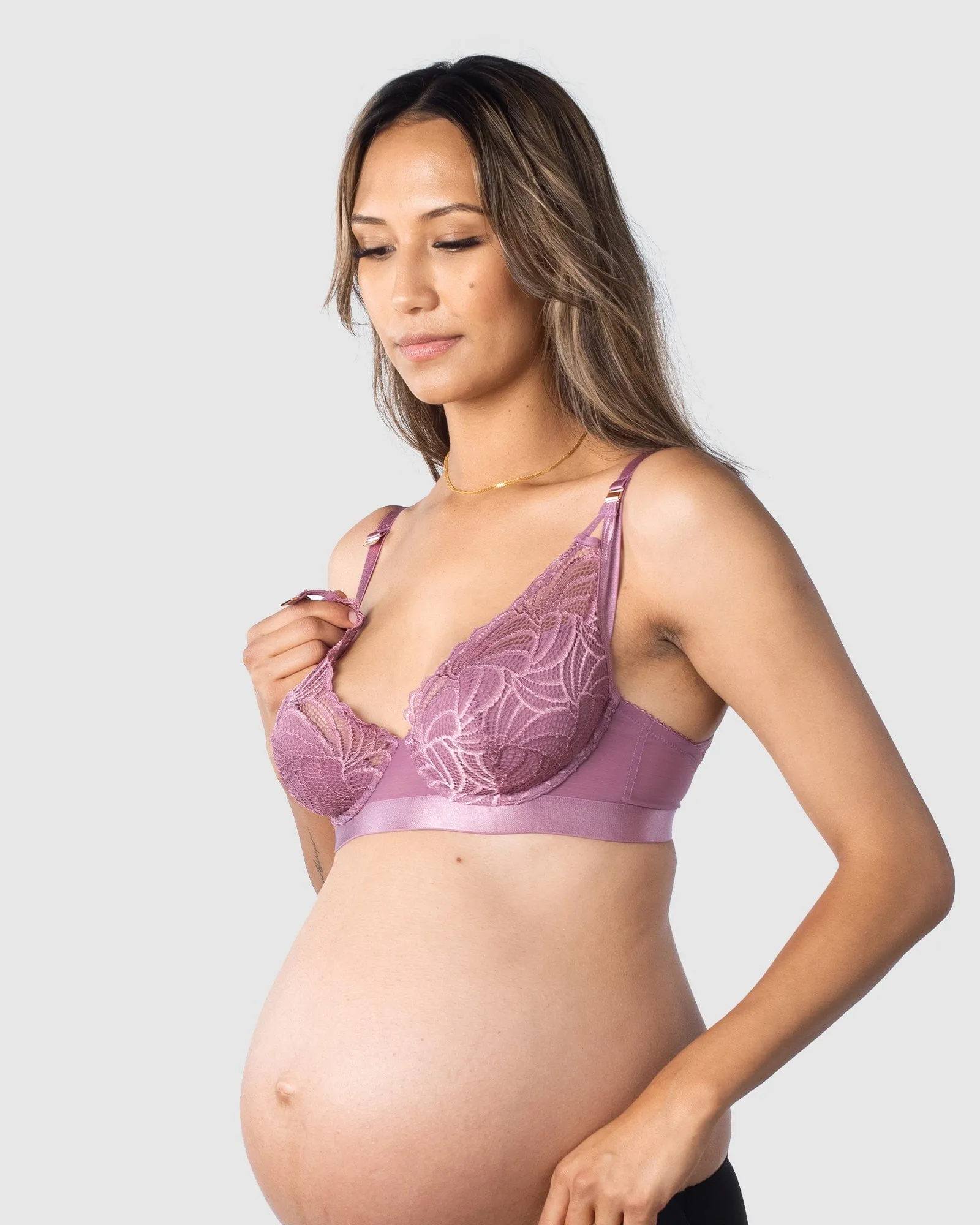 Warrior Plunge Nursing Bra - Orchid