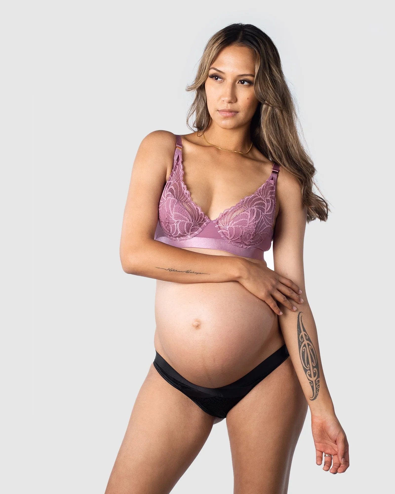 Warrior Plunge Nursing Bra - Orchid