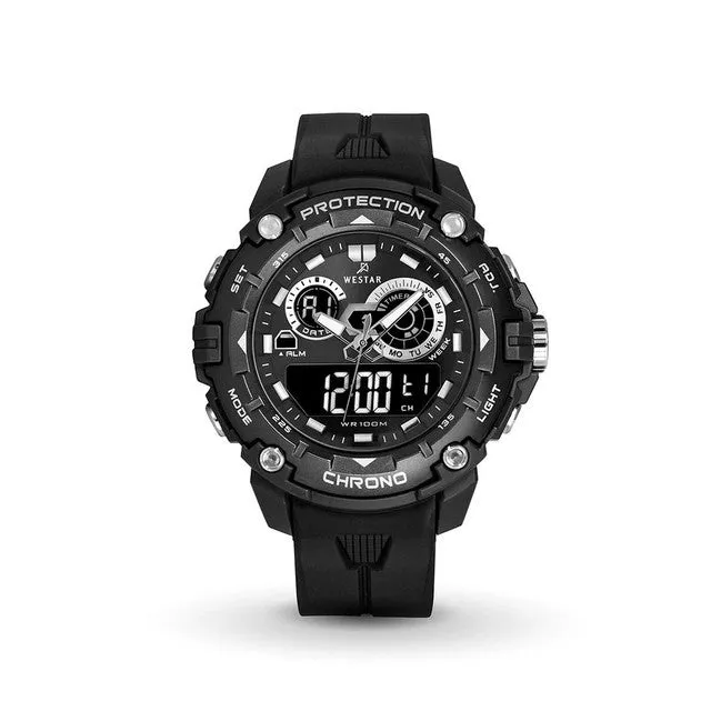 Westar Men's Digital Casual Quartz Watch
