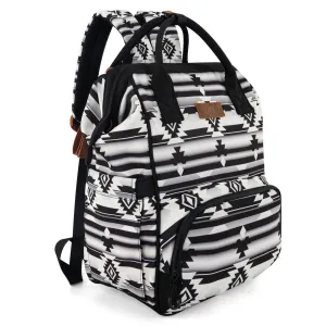 WG2204-9110  Wrangler Aztec Printed Callie Backpack - Black