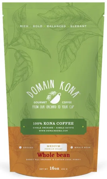 Whole Bean - Medium Roast - 16 oz.