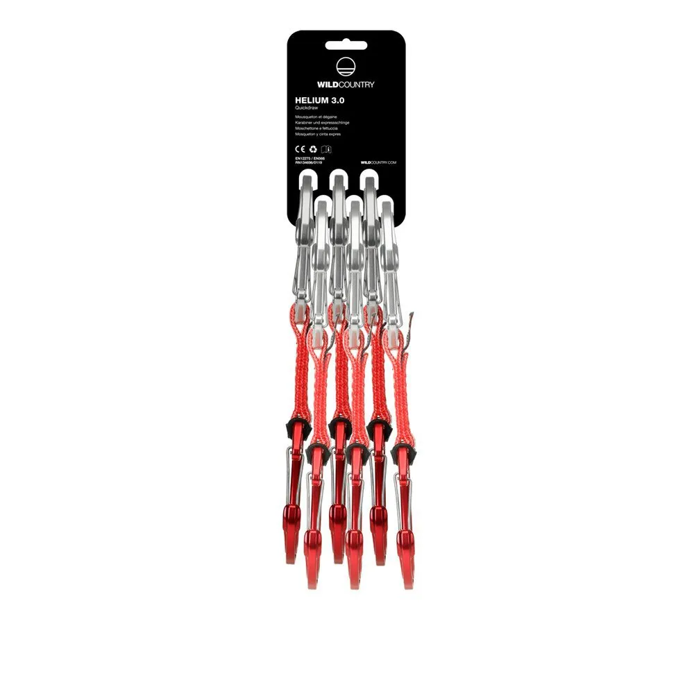 Wild Country Helium 3.0 Quickdraw 10cm 6-Pack